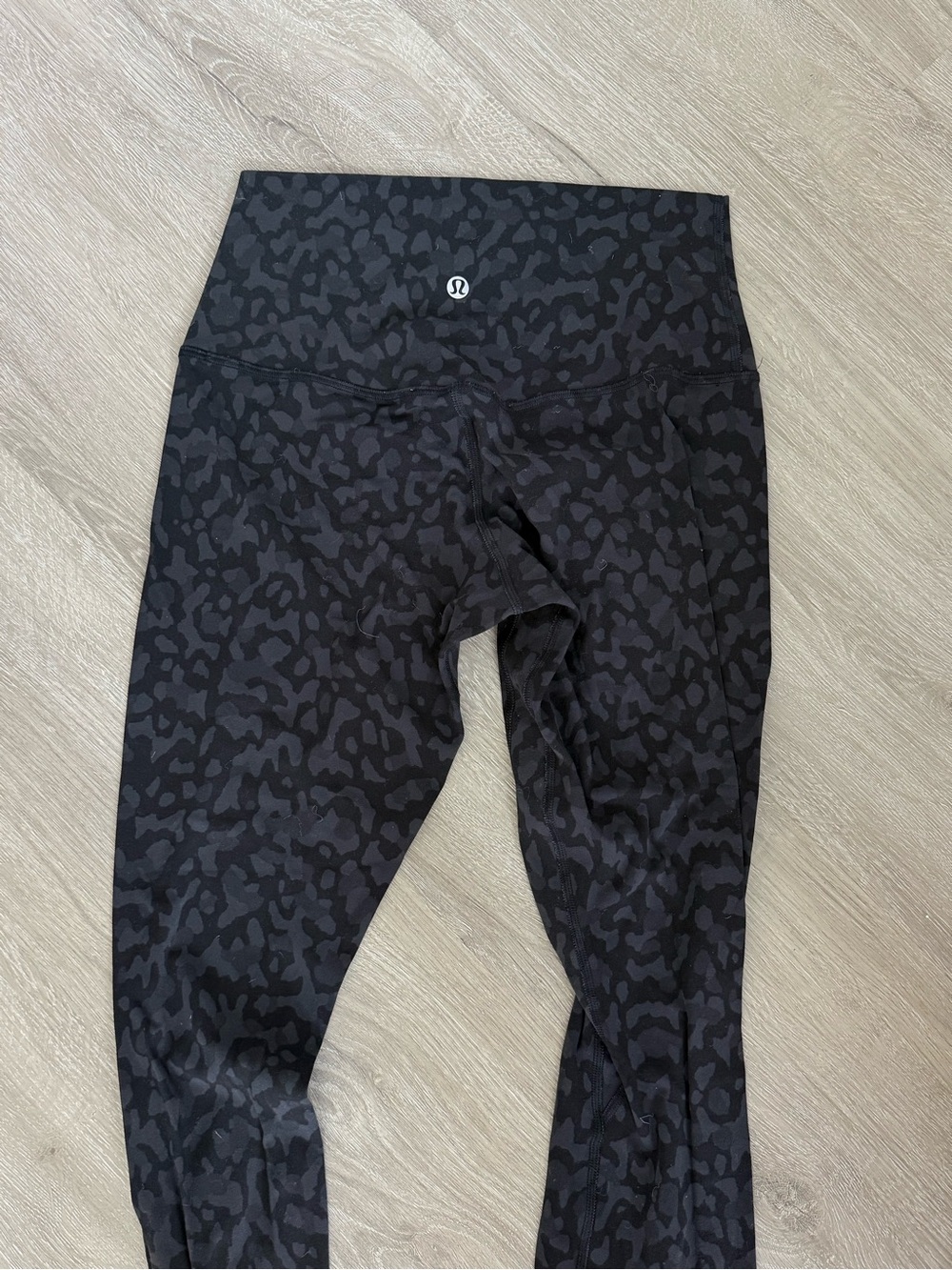 lululemon athletica Black Patterned Leggings